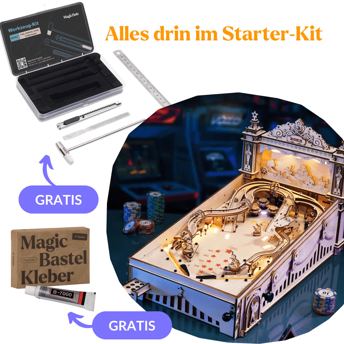 3D Pinball Machine – Flipper Starter-Kit - Image 4