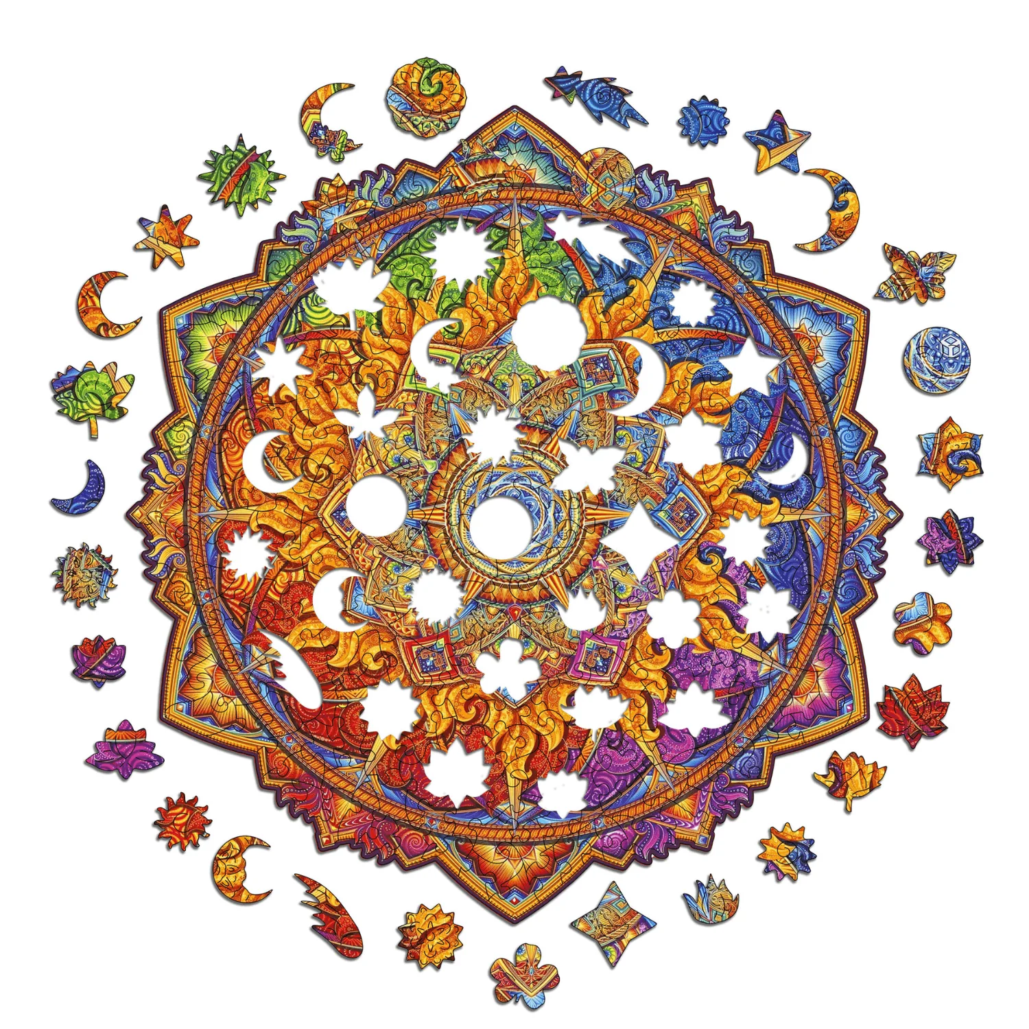 Aufgehende Sonne — Muttertags-Mandala-Puzzle - Image 3
