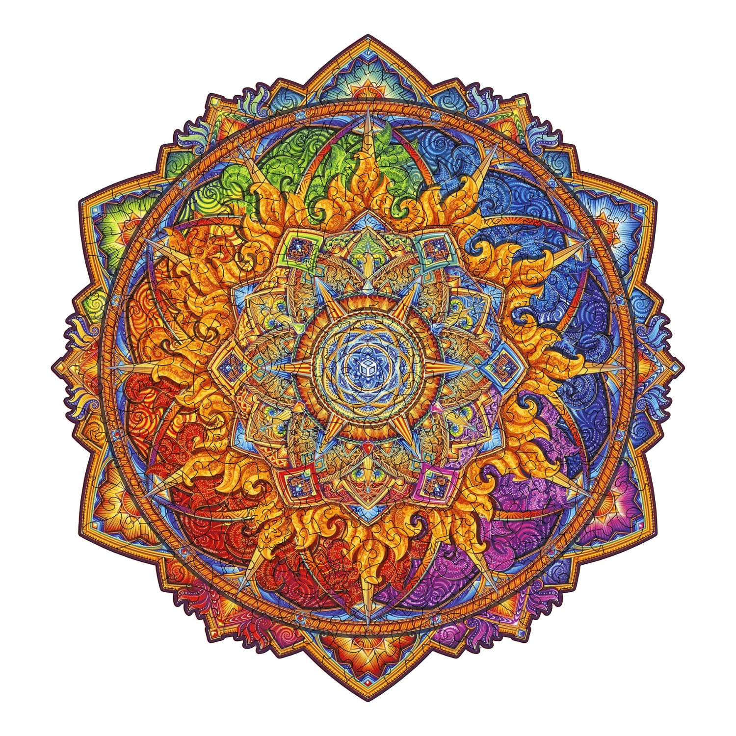 Aufgehende Sonne — Muttertags-Mandala-Puzzle - Image 6