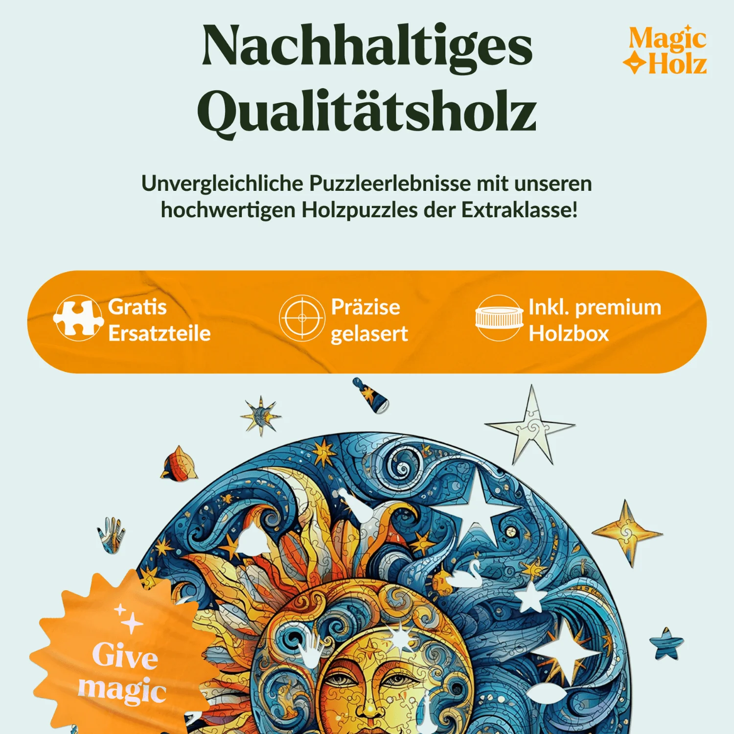 Harmonie Sonne & Mond — Muttertags-Mandala-Puzzle - Image 6