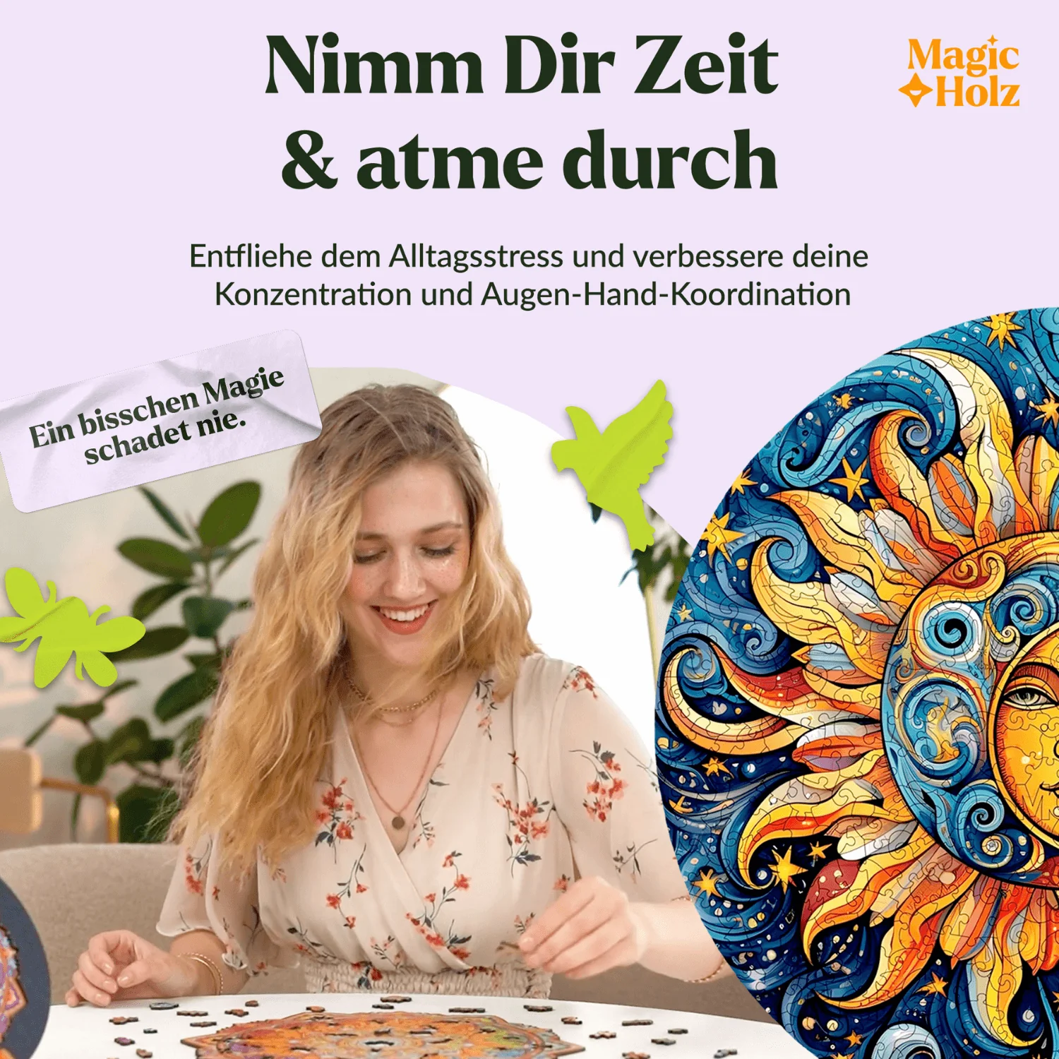 Harmonie Sonne & Mond — Muttertags-Mandala-Puzzle - Image 7
