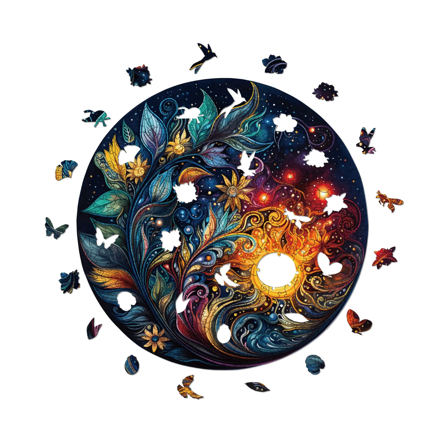 Mystische Blumen Galaxie Mandala - Image 12