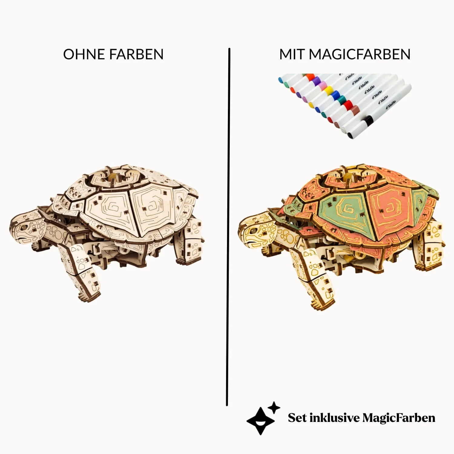 Schildkröten-Reise — Muttertags-Bausatz mit Mechanik - Image 3