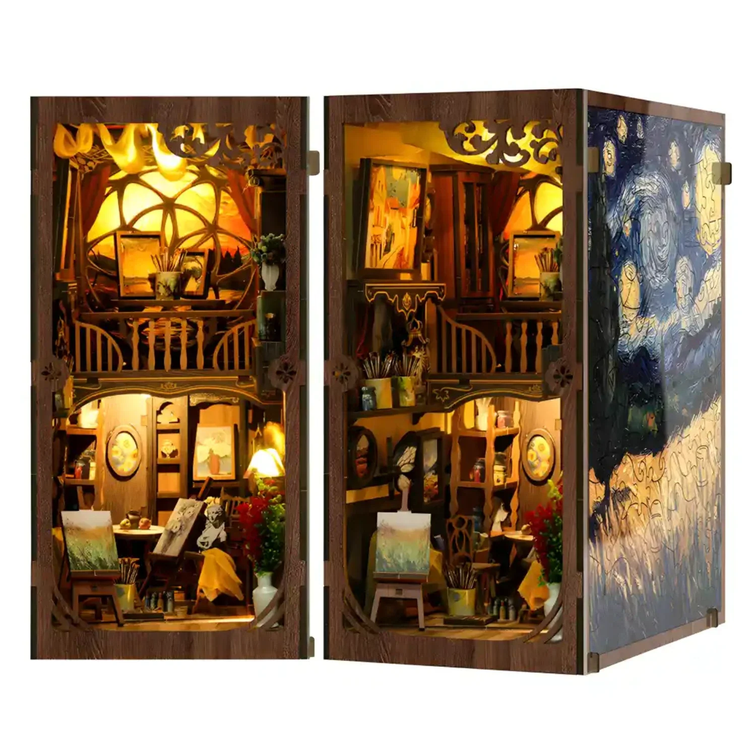 Van Gogh Book Nook | Sternennacht aus Saint-Rémy - Image 13