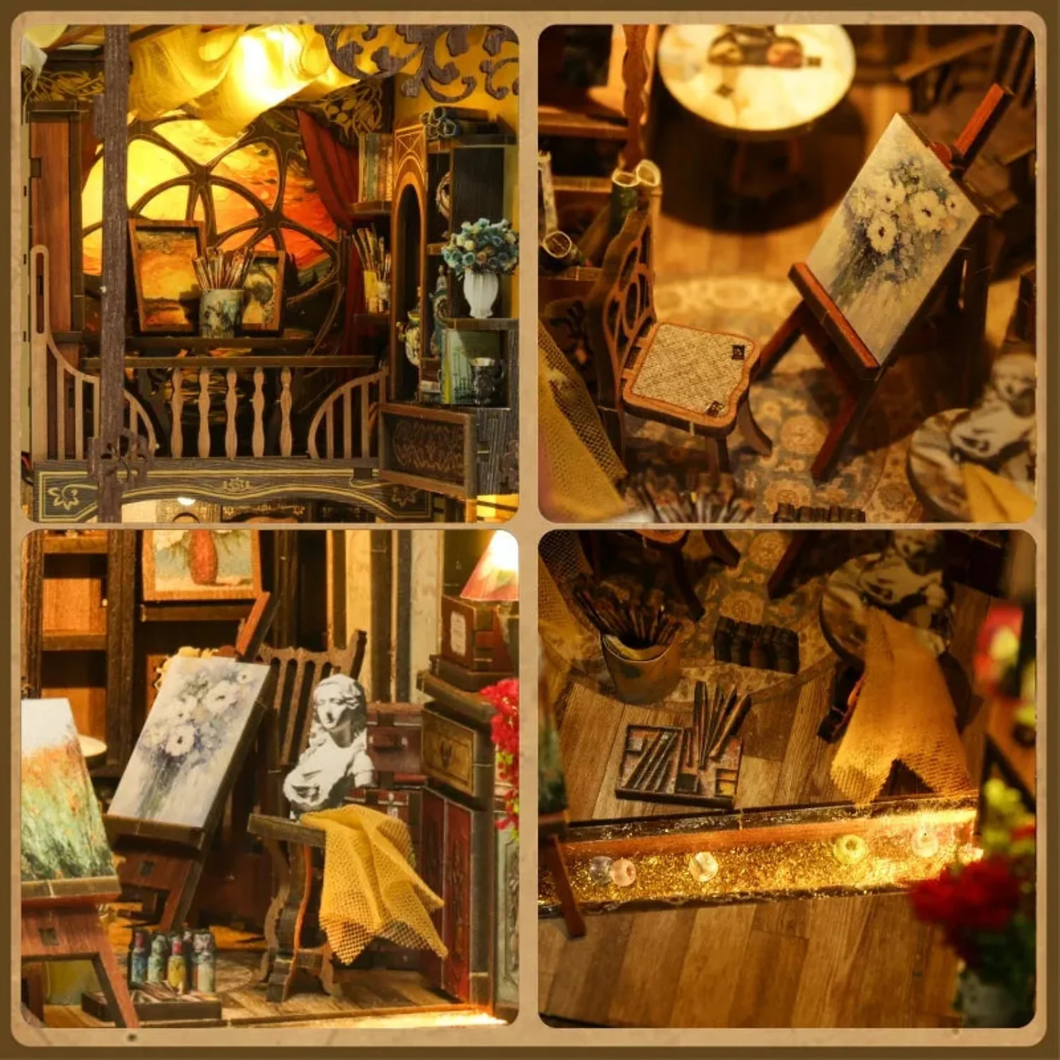 Van Gogh Book Nook | Sternennacht aus Saint-Rémy - Image 6