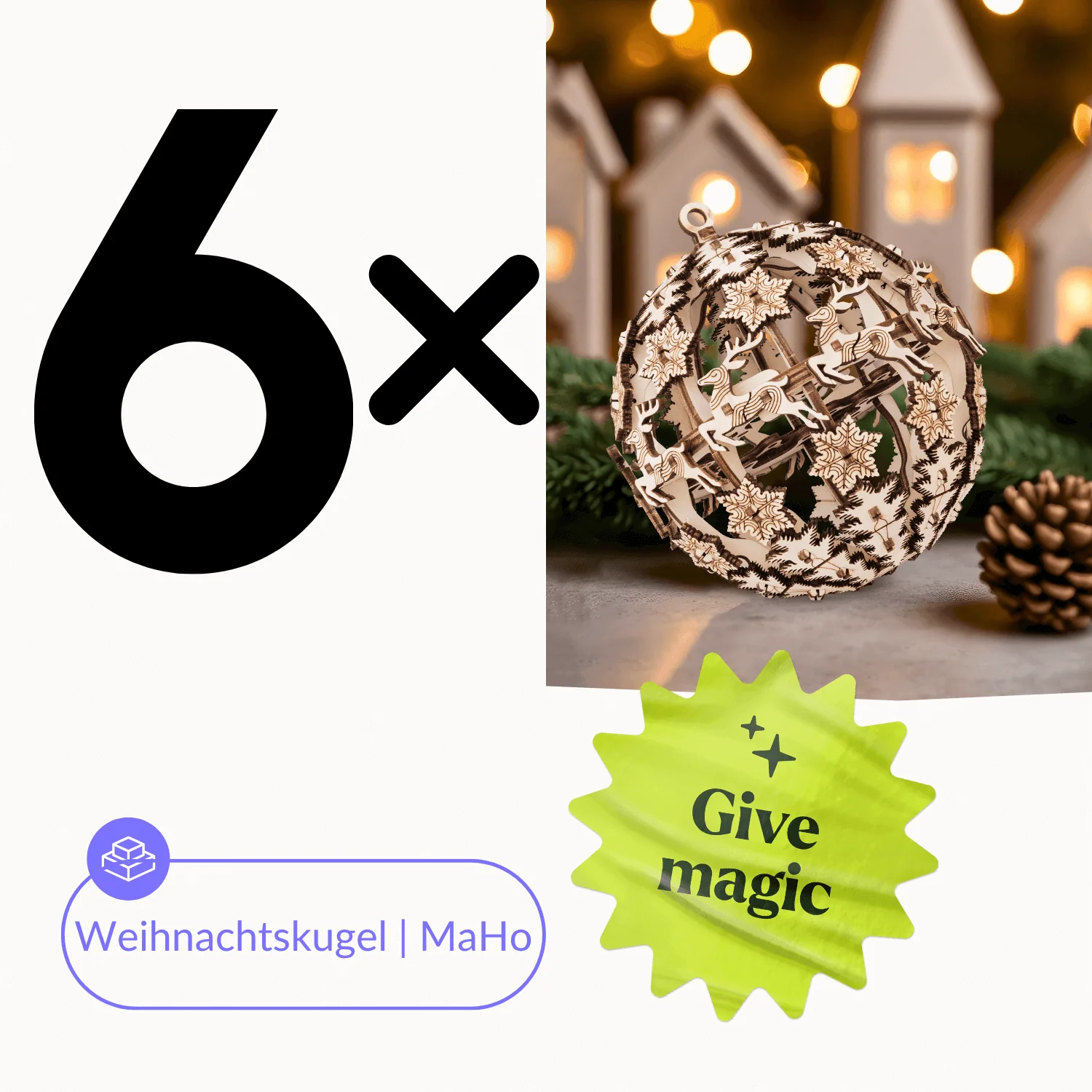 Weihnachtskugel MaHo - Image 3