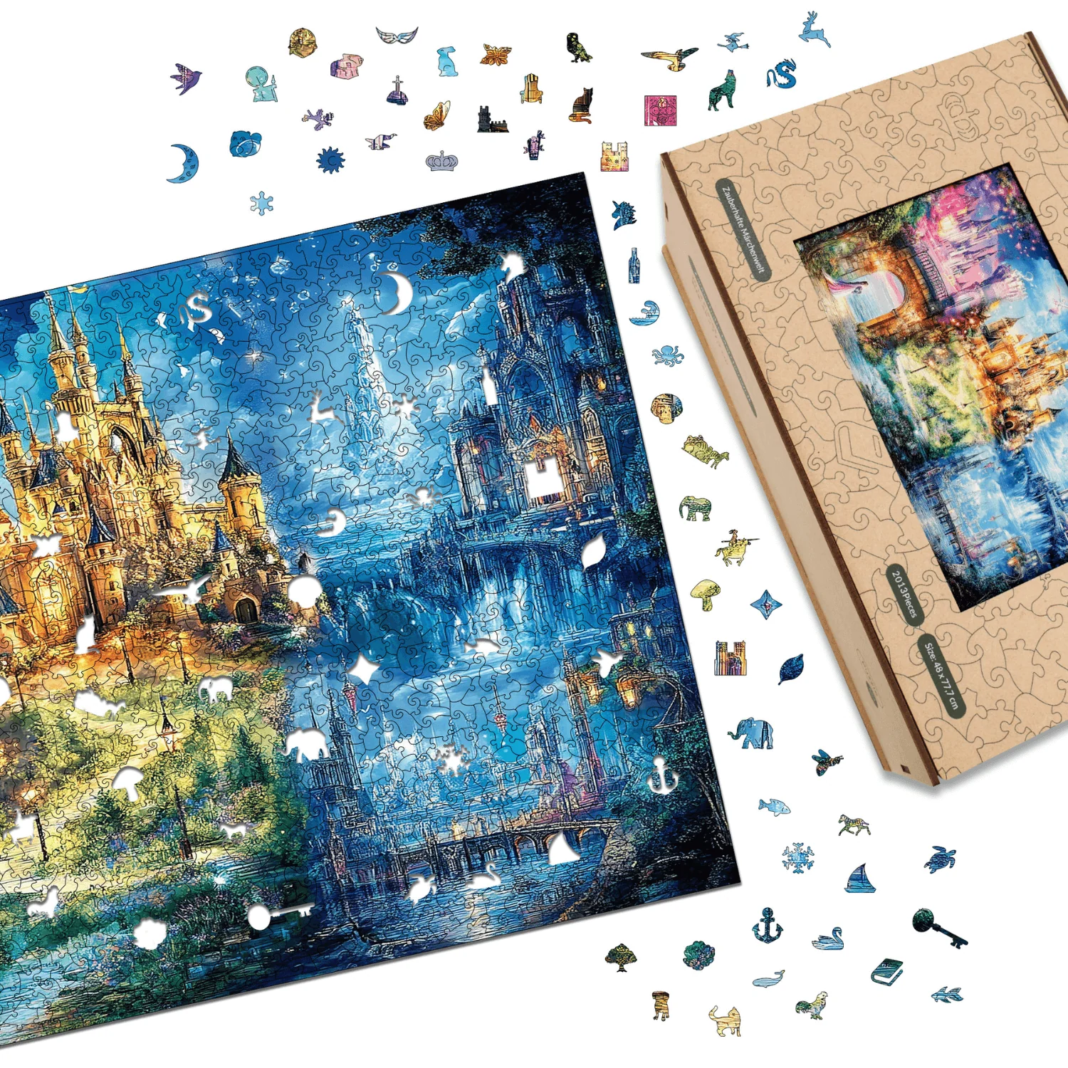 Zauberhafte Märchenwelt — Muttertags-Wandpuzzle - Image 3